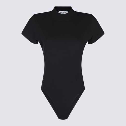 Alaia Black Cotton Bodysuit - Alaia - Modalova