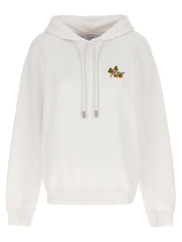 Off- Ramage Flower Arrow Drawstring Hoodie - Off-White - Modalova