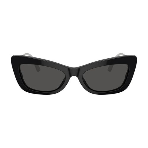 Dg4467b Linea Dg Crystal 501/87 Black Sunglasses - Dolce & Gabbana Eyewear - Modalova
