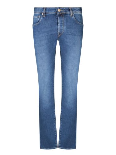 Incotex 5t Baffo Blue Denim Jeans - Incotex - Modalova