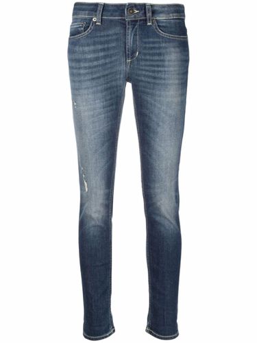 Stretch Stone Wash Denim Jeans - Dondup - Modalova