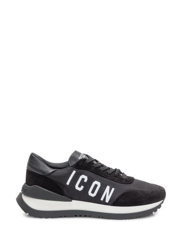 Icon Logo Printed Low-top Sneakers - Dsquared2 - Modalova