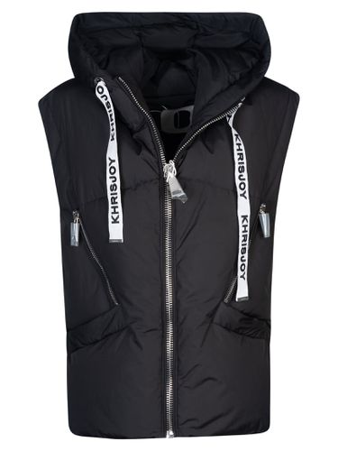 Khrisjoy Logo Zip Hooded Gilet - Khrisjoy - Modalova