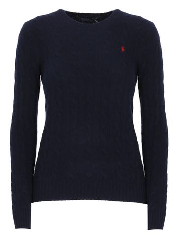 Hunter Wool And Cashmere Braided Sweater - Polo Ralph Lauren - Modalova