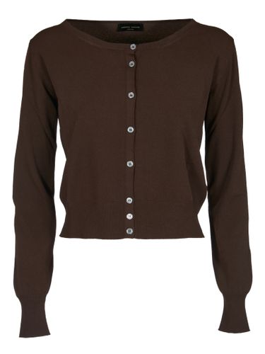 Buttoned Classic Fitted Cardigan - Roberto Collina - Modalova