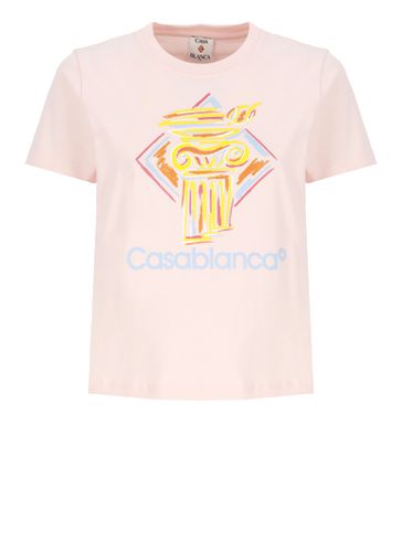 Casablanca T-shirt With Print - Casablanca - Modalova