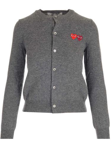 Crewneck Wool Cardigan - Comme des Garçons Play - Modalova