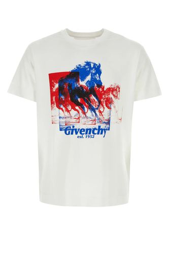 Givenchy White Cotton T-shirt - Givenchy - Modalova