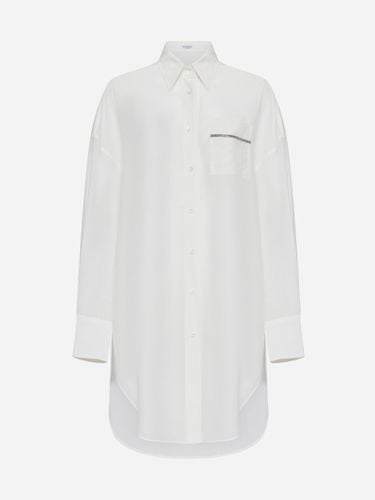 Brunello Cucinelli Silk Long Shirt - Brunello Cucinelli - Modalova