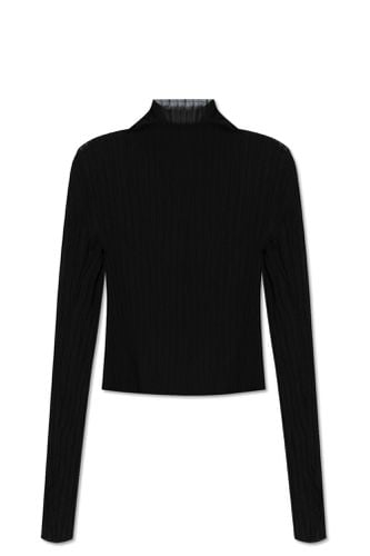 Pleated Turtleneck Top - MM6 Maison Margiela - Modalova