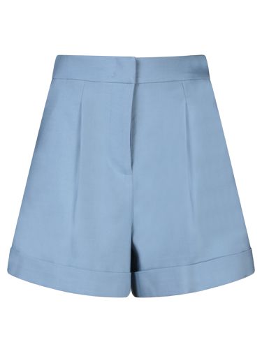 Federica Tosi Fabric Shorts In Blue - Federica Tosi - Modalova