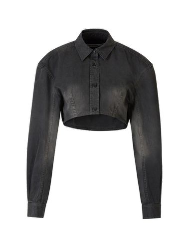 Button-up Cropped Jacket - Alexander Wang - Modalova