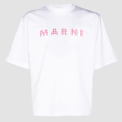 Marni White Cotton T-shirt - Marni - Modalova