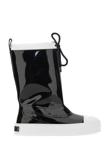 Moschino Boot With Logo - Moschino - Modalova