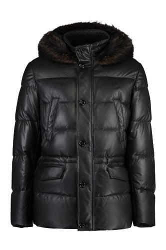 Moorer Philip Leather Padded Jacket - Moorer - Modalova