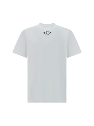 T-shirt With Bandana Arrow Motif - Off-White - Modalova