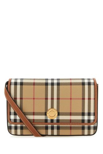 Printed Canvas Hampshire Crossbody Bag - Burberry - Modalova