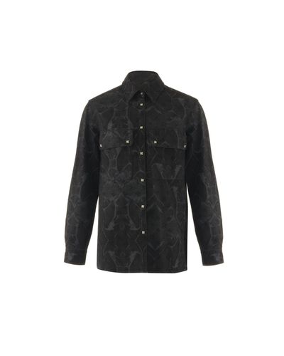 Shirt With Allover Pattern - John Richmond - Modalova