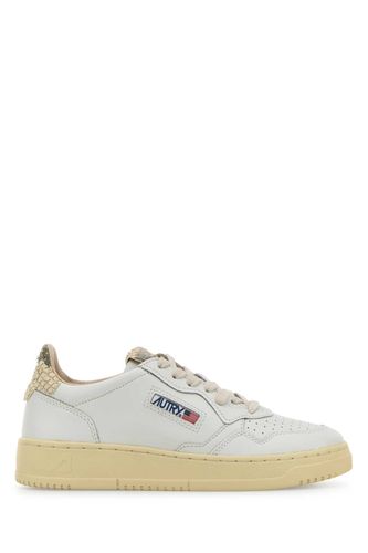 White Leather Medalist Sneakers - Autry - Modalova