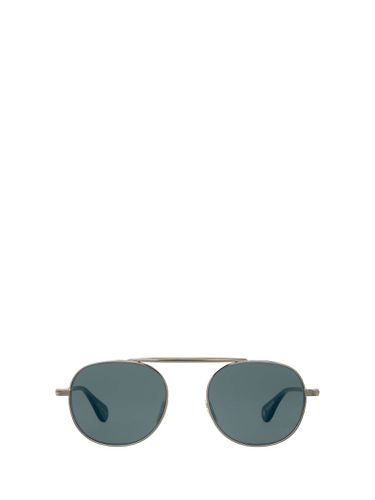 Van Buren Ii Sun Silver-/flat Pure Blue Smoke Sunglasses - Garrett Leight - Modalova