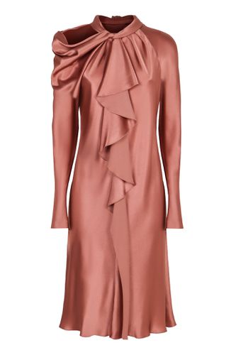 Alberta Ferretti Satin Midi Dress - Alberta Ferretti - Modalova