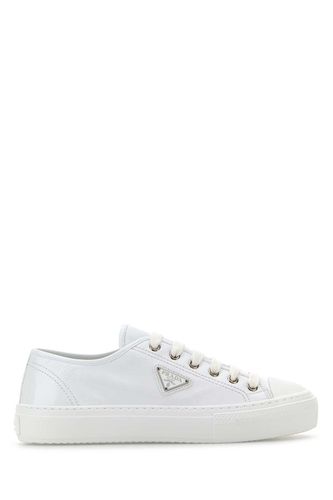 Prada White Naplak Sneakers - Prada - Modalova