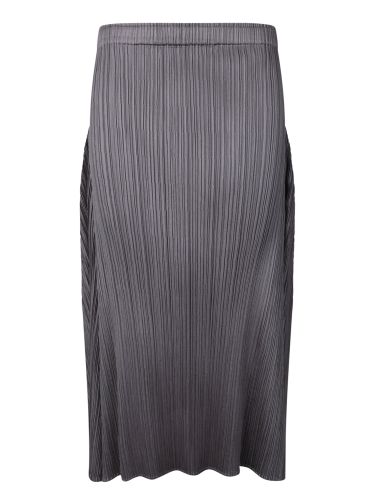 Issey Miyake Grey Square Midi Skirt - Issey Miyake - Modalova