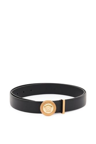 Versace Medusa Biggie Leather Belt - Versace - Modalova