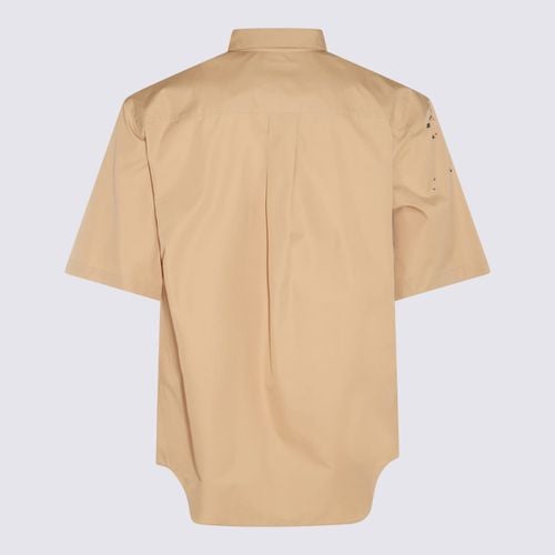 Moschino Beige Cotton Shirt - Moschino - Modalova