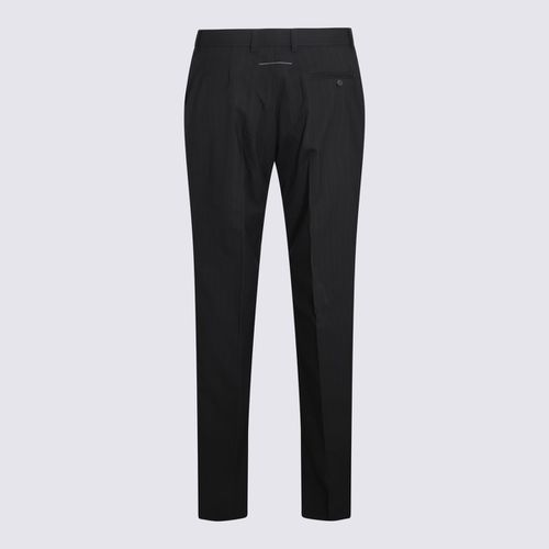 Black Virgin Wool Blend Pants - MM6 Maison Margiela - Modalova