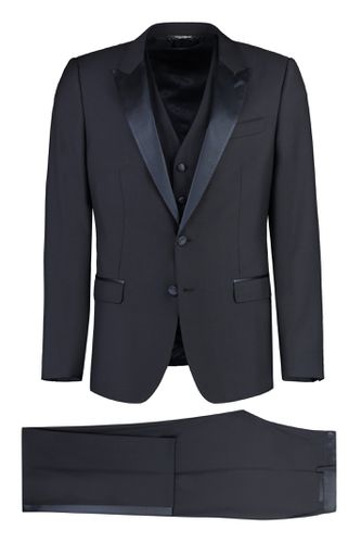 Wool And Silk Three-pieces Suit - Dolce & Gabbana - Modalova