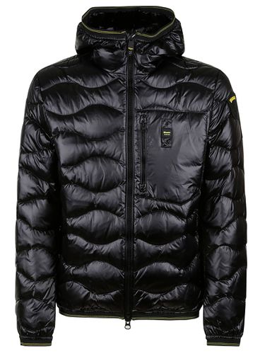 Blauer Pocket Zip Quilted Jacket - Blauer - Modalova