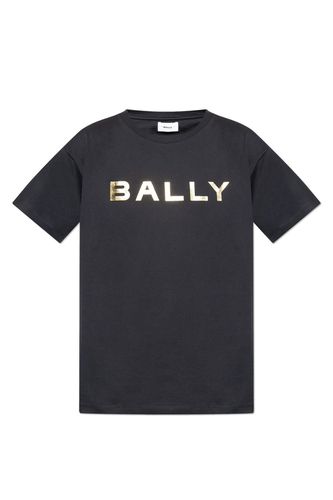 Bally Logo Printed Crewneck T-shirt - Bally - Modalova
