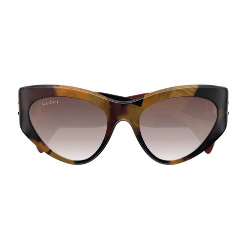 Gucci Gg1704s Linea Rivets 002 Havana Brown Sunglasses - Gucci Eyewear - Modalova