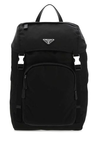 Prada Black Re-nylon Backpack - Prada - Modalova