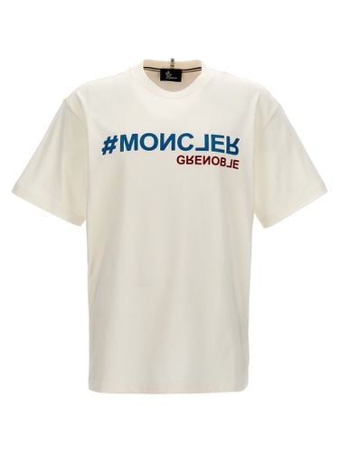 Embossed Logo T-shirt - Moncler Grenoble - Modalova