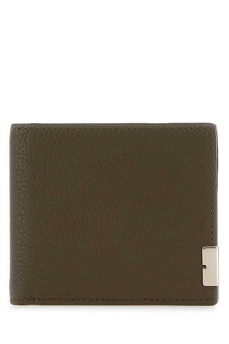 Burberry Mud Leather Wallet - Burberry - Modalova