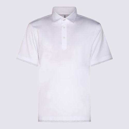 White Cotton Polo Shirt - Brunello Cucinelli - Modalova