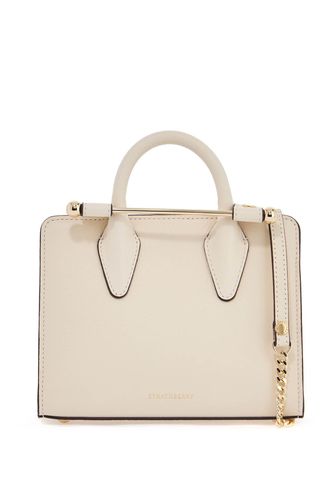 Mini Handbag In Beige Leather With Removable Shoulder Strap - Strathberry - Modalova