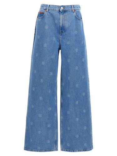 Martine Rose All-over Logo Jeans - Martine Rose - Modalova