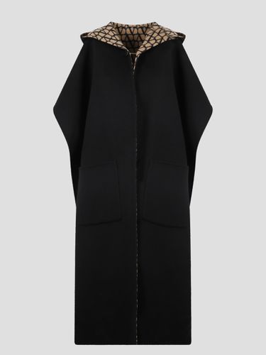 Double Coat Toile Iconographe Cape - Valentino - Modalova