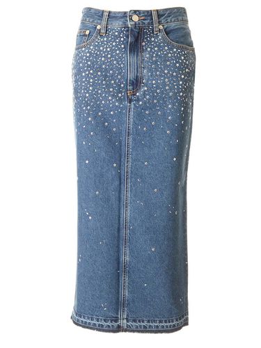 Embellished Midi Skirt - Alessandra Rich - Modalova