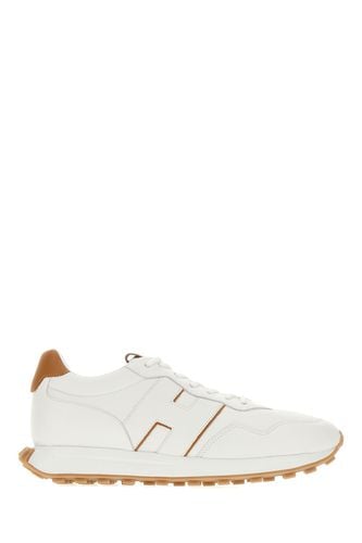 Hogan White Leather H601 Sneakers - Hogan - Modalova