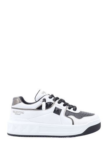 Two-tone Nappa Leather One Stud Sneakers - Valentino Garavani - Modalova