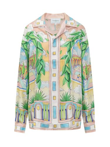 Silk Casablanca Court Shirt - Casablanca - Modalova