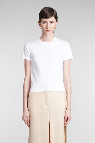 Lanvin T-shirt In White Cotton - Lanvin - Modalova