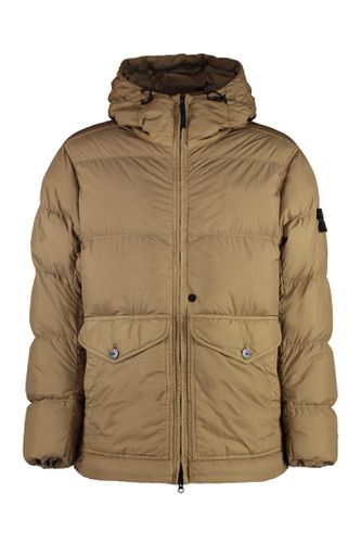 Hooded Nylon Down Jacket - Stone Island - Modalova