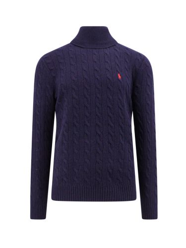 Cable Knit High-neck Sweater - Polo Ralph Lauren - Modalova