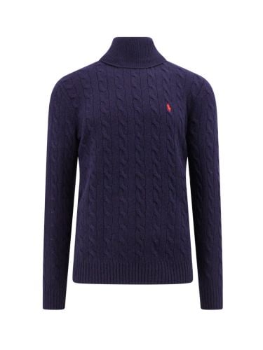 Logo Embroidery Turtleneck Sweater - Polo Ralph Lauren - Modalova