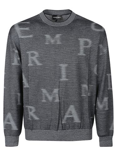 Emporio Armani Monogram Sweater - Emporio Armani - Modalova